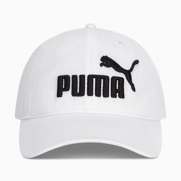Casquette ajustable à coupe décontractée PUMA #1, WHITE, extralarge